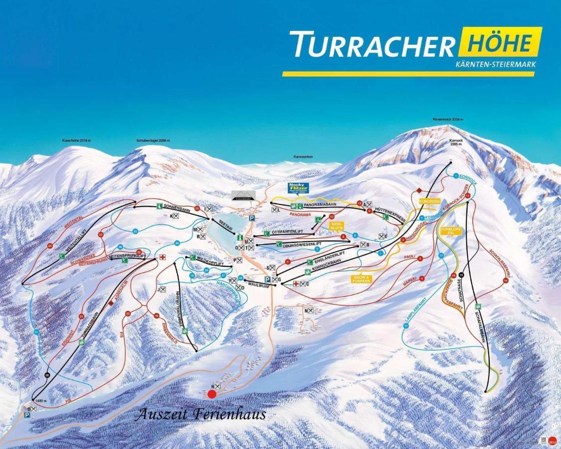 Auszeit Ferienhaus Fur 6 Personen ,Mit Grosser Terrasse Und Panoramablick, Turracher Hohe -A1 Haus 436 A Links- Eksteriør billede
