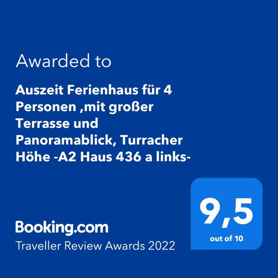 Auszeit Ferienhaus Fur 6 Personen ,Mit Grosser Terrasse Und Panoramablick, Turracher Hohe -A1 Haus 436 A Links- Eksteriør billede